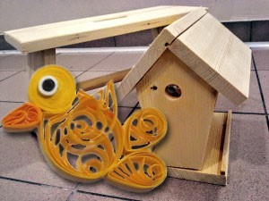 Izdelki iz lesa: Ptičja hiška