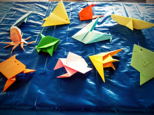 Morske živali – origami