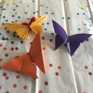 Delavnica Pomladni origami mobili