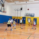 Košarkarska tekma proti učencem OŠ Mojstrana