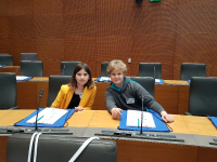 8. 4. 2019 ─ Jan Kuselj na 29. nacionalnem otroškem parlamentu v Ljubljani